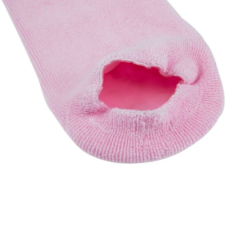 Beauty SPA Socks and Gloves Moisturizing Gel Therapy Skin Care - Pink Z6W7