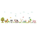 Forest Horse Rabbit Tree Cow Butterfly Wall Stickers For Kids Rooms Home De