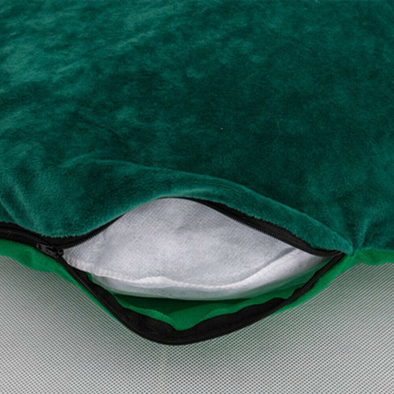 Christmas Tree Shape Dog Cat House Home Warm Sleeping Bed Nest (Green)(M) A