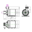 800L/H 5m DC 12V Solar Brushless Motor Water Circulation Water Pump Submers