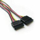 4Pin to 15Pin Serial ATA SATA Splitter Power Cable Connector Male J7T0 Lead X7Z5