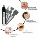 Men Rechargeable Beard Razor Electric Shaver Cordless Ear Nose Hair Set Trimmer