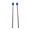 2x Marimba Mallets Beech Handle Xylophone Sticks Percussion Instrument Part