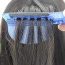 2pcs Heat Insulation Protector Shield+Sectioning Hair Clips Salon Hair Extens BX
