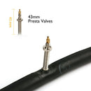 2Pieces 28 Inch Bike Tube Bicycle Tube Mountain Tube, 700 x28-32c Presta Valve
