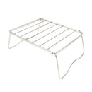 Stainless Steel Foldable Stove Stand Rack Camping Pot Holder 27x23x13cm