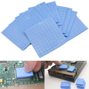 100X 10*10*1mm Thermal Pad GPU CPU Heatsink Cooling Conductive Silicone Pad OZ