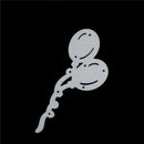 Vivid Two Balloon  Metal Cutting Dies Stencils Scrapbooking Embossing Folde BX