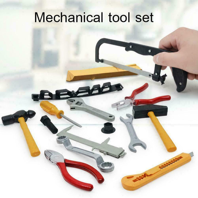 34 Pcs Repair Tools Set Baby Kids Boys Toys Craftsman Play Pretend Set E0X5