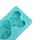1PC High Quality Cute Mouse Cake Molds Silicone Fondant Moulds DIY Kitchen To Gw