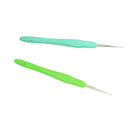 2pcs Crochet Hooks - Soft Grip Handle - Sewing Knitting Tools - 0.5mm 0.75mm