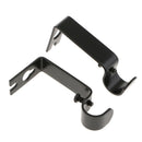 4Pcs Adjustable Curtain Pole Bracket Wall Window Rod Holder Home Adornaments