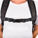 Universal Backpack Chest Strap Webbing Stability Sternum Harness Strap Black