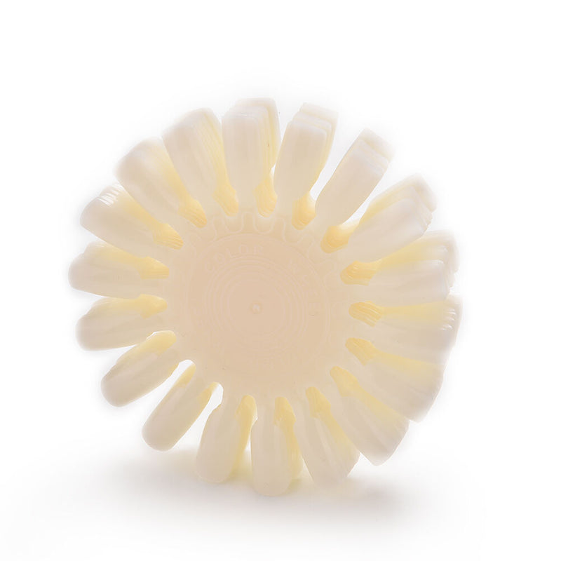 10x Nail Art Tips Make Up Practice Round Wheel Polish Acrylic Display Hn