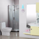 Kitchen Bathroom Wall Clock Waterproof Silent Multifunction Creative Shower Z6I7