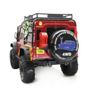 RC Car Decoration Spare Tire Cover for 1/10 TRX4 AXIAL SCX10 Leather Spare TE8W8