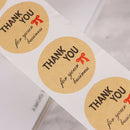 500pcs/roll Thank you for your business Stickers for seal labels gift PackaSEAU