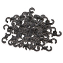 50pc Bicycle Rotating S-Hook Mountain Bike Brake Gear Buckle Cable Clips Holder