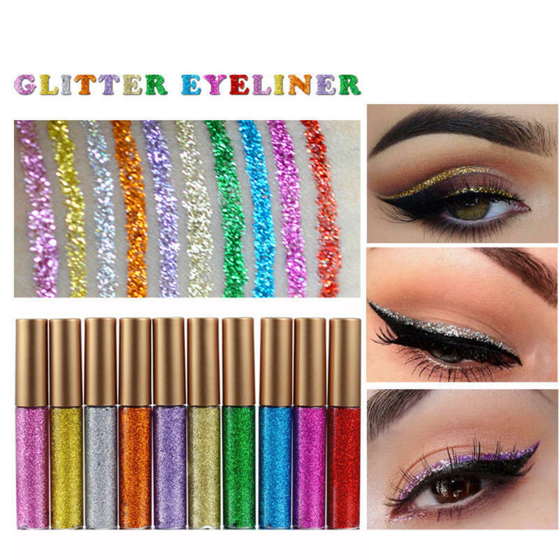 10 Color/set Deluxe Liquid Eyeliner Waterproof Long Lasting Makeup Eye Liner Set