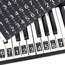 Universal Piano Keyboard Stickers 49/54/61 Keys Electronic Keyboard Stickers