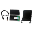 Mini Hard Drive Enclosure, USB 2.0 to 1.8 Inch CE ZIF Aluminium External HDD