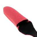 Fishing Rod Belt Tip Cover Rod Sleeve Pole Glove Protector + Rod Tie Strap Red