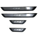 For Mazda Cx-5 Cx5 17-18 Door Sill Scuff Plate Welcome Pedal Stainless Stee M4O8