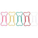 Metal Paper Clips 24 Pieces in PVC Box Bone T2M7