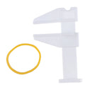 10pcs/set Plastic Nail Repair Clip Nail Tips Reshape Tool Nail Pincher White