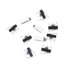 10Pcs KW10 125V 1A 3 Terminals Momentary 13mm Lever Arm Micro Switch MO