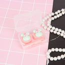 Lovely S multicolor mini portable contact lens case holder contact lensesboxe XP