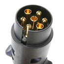 7-Pin Trailer Plug Plastic 12n&12sTrailer Socket Wiring Connector Towbar Plug
