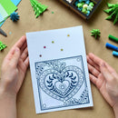 Cake Embossed Mould Flower Photo Album Fondant Stencil Template Home Supply