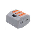 222-413(Pct213)10Pcs/Box Gray Mini Fast Connector Push-In Conductor,Wire Co
