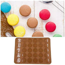 30Cavity Silicone Pastry Cake Macaron Macaroon Oven Mould Sheet Mat Baking H1X0