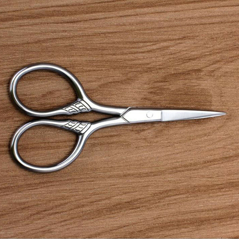 Stainless Steel Men Beard & Mustache Trimming, Cutting Styling Scissors, Barber