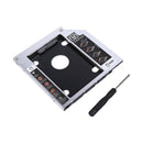 9.5mm Universal Caddy SATA 2nd HDD SSD Hard Drive CD/DVD-ROM Optical Bay Box New