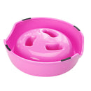 Dog Bowls Slow Feeder, Anti-Choke Interactive Bloat Stop Dog Bowls (Pink) C5N1