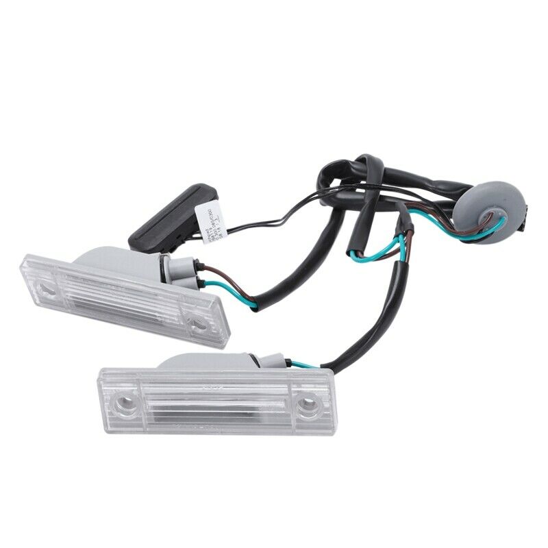1X(Rear Back License Plate Light With Trunk Switch Button For Cruze Chevrol