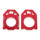 2x Motorcycle CNC Rear Adjuster Block Chain Fit for  CRF250X CRF 450