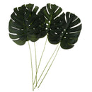 5x Simulation Monstera Leaves Faux Foliage for DIY Decor Photography Props_M