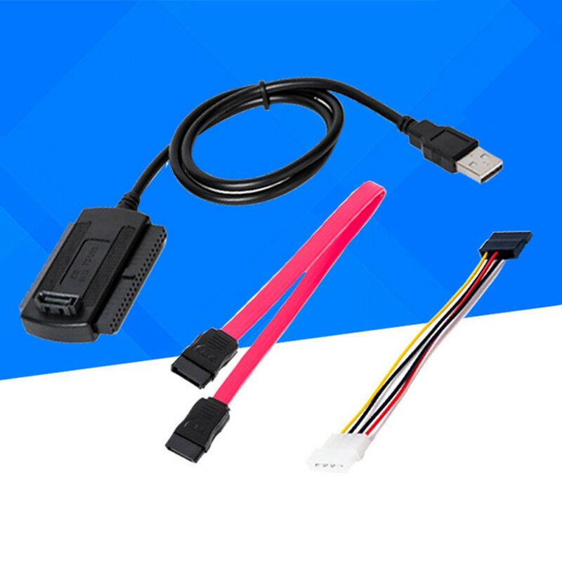 SATA/PATA/IDE to USB 2.0 Adapter Converter Cable for Hard Drive Disk   SE3c