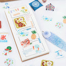 46pcs cute cartoon summer animals DIY Diary Craft Stickers Scrapbooking decor3C
