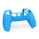 Silicone Dustproof Protective Cover Case for PS5 Game Controller (Blue)
