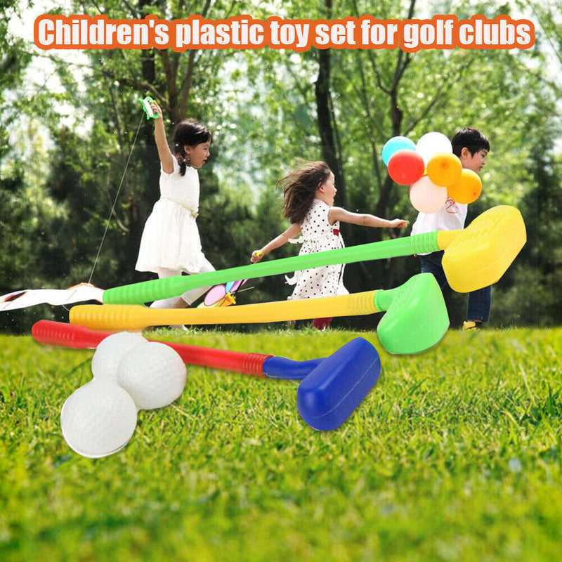 Balls Putters Kids Toys Mini Golf Set Outdoor Sports Fitness Early Education