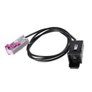 Car Aux-in RNS-E Navigation AUX Button Audio Adapter Kit 32Pin Plug for Audi New