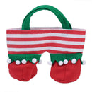 Merry Christmas Santa Bag Cover Xmas Dinner Party Table Decor