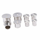 8Pcs 6/8/10/12mm Dowel Pins Center Point Set Woodworking Craft Clamp Steel Tool