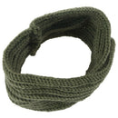 Winter Women Knit Bohemia Weaving Cross Headband Handmade Hairband Head wra