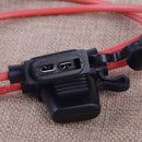 10pcs Splash Proof 40A 12 AWG 32V Car Auto Blade Fuse Holder Cable In Line
